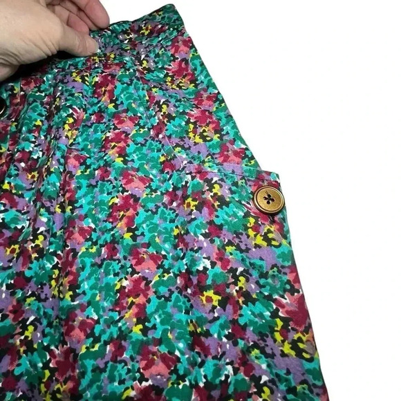 Y2K Floral Micro Mini Skirt Sz‎ S Coquette Cottagecore Preppy Vibes - Picture 3 of 14